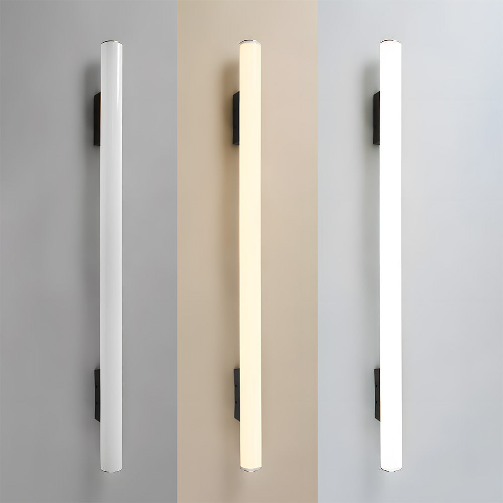 Minimalistische weiße LED-Außenwandlampe – schlankes Design & wetterfest (IP65)