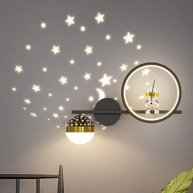 KinderLicht – LED Wandlamp voor Kinderkamer | Dimbaar & Kindvriendelijk Design