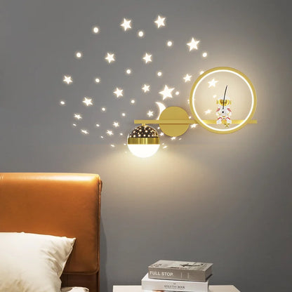 KinderLicht – LED Wandlamp voor Kinderkamer | Dimbaar & Kindvriendelijk Design