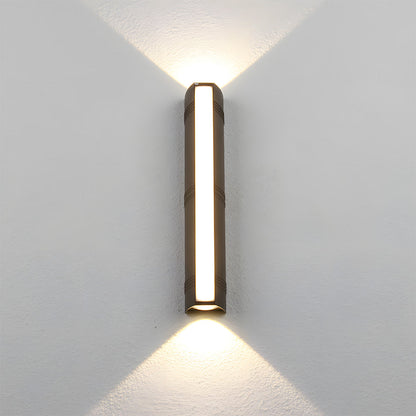 Moderne wasserdichte LED Außenwandleuchte – IP65, Aluminium & Acryl, wetterbeständiges Design für Garten oder Fassade