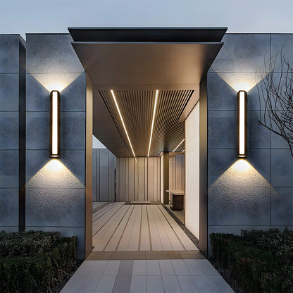 Moderne wasserdichte LED Außenwandleuchte – IP65, Aluminium & Acryl, wetterbeständiges Design für Garten oder Fassade