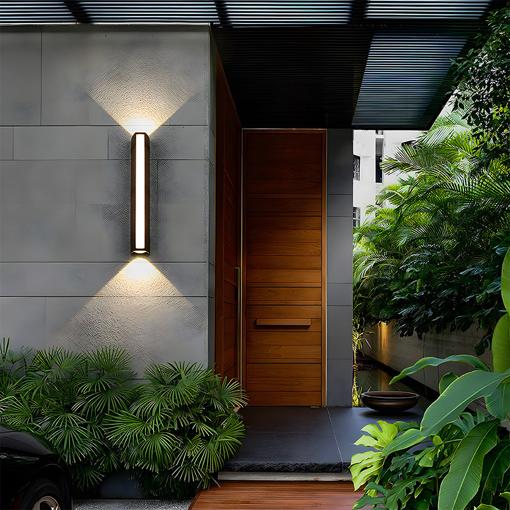 Moderne wasserdichte LED Außenwandleuchte – IP65, Aluminium & Acryl, wetterbeständiges Design für Garten oder Fassade