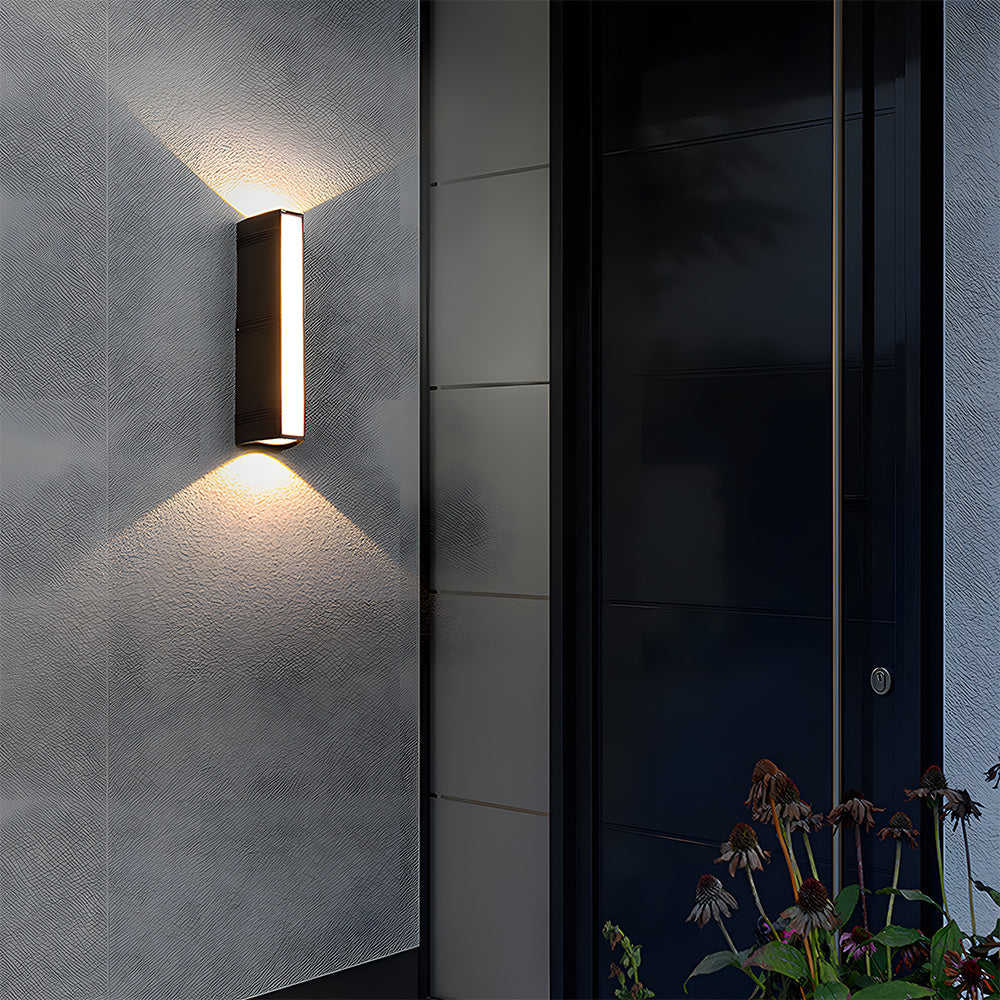 Moderne wasserdichte LED Außenwandleuchte – IP65, Aluminium & Acryl, wetterbeständiges Design für Garten oder Fassade