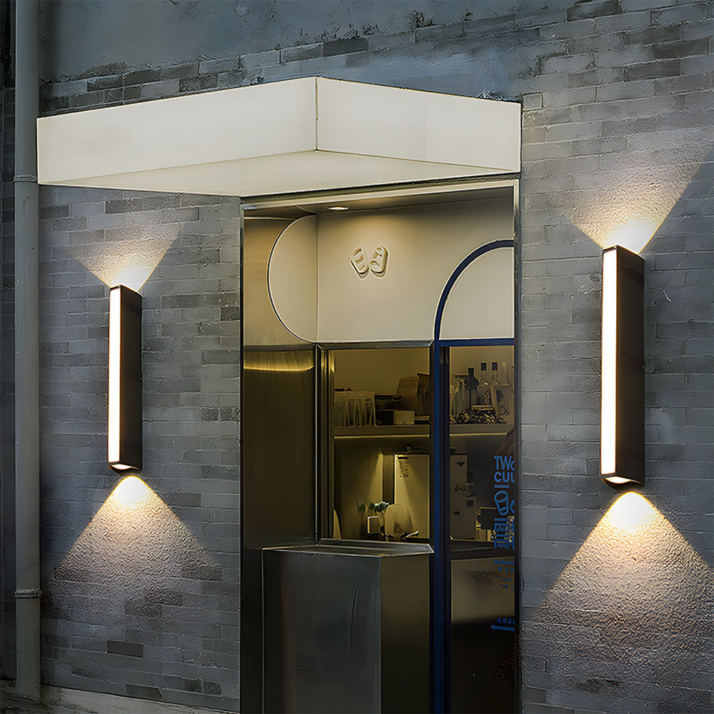 Moderne wasserdichte LED Außenwandleuchte – IP65, Aluminium & Acryl, wetterbeständiges Design für Garten oder Fassade