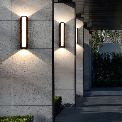 Moderne wasserdichte LED Außenwandleuchte – IP65, Aluminium & Acryl, wetterbeständiges Design für Garten oder Fassade