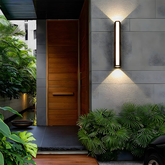 Moderne Waterdichte LED Buitenwandlamp – IP65, Aluminium & Acryl, Weerbestendig Design voor Tuin of Gevel