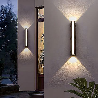 Moderne wasserdichte LED Außenwandleuchte – IP65, Aluminium & Acryl, wetterbeständiges Design für Garten oder Fassade