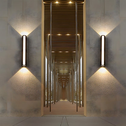 Moderne wasserdichte LED Außenwandleuchte – IP65, Aluminium & Acryl, wetterbeständiges Design für Garten oder Fassade