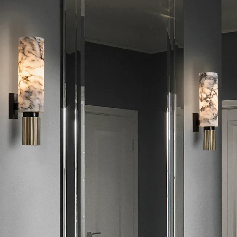Modern Marble Wall Light – Designer Wall Lamp for Stylish Interiors