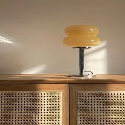 Murano Kristallen Tafellamp – Dimbare LED Verlichting met Moderne Elegant