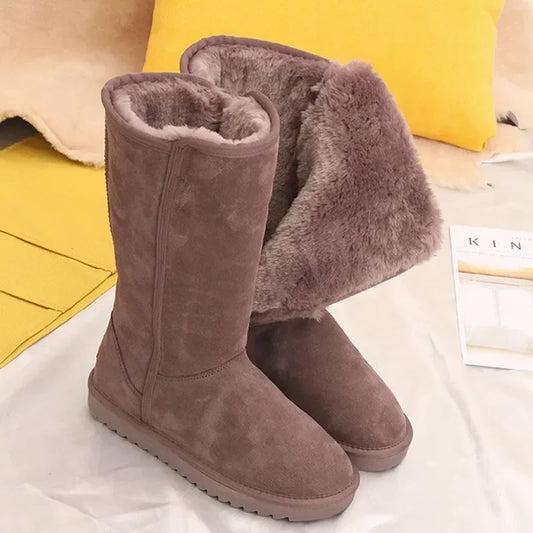 Warme dames snowboots – Comfortabele winterlaarzen met pluche voering
