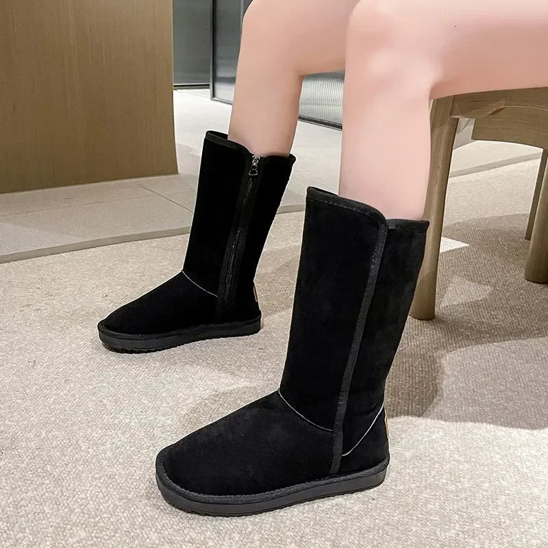 Warme dames snowboots – Comfortabele winterlaarzen met pluche voering