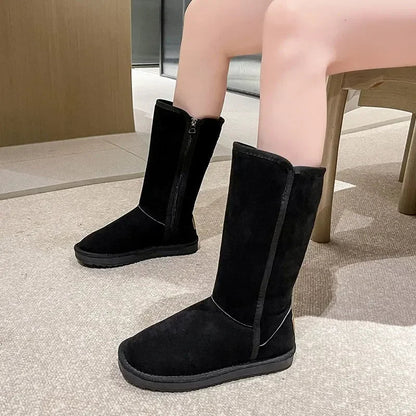 Warme dames snowboots – Comfortabele winterlaarzen met pluche voering