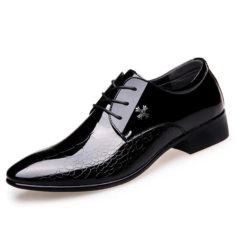Heren Klassieke Oxford Schoenen met Puntneus