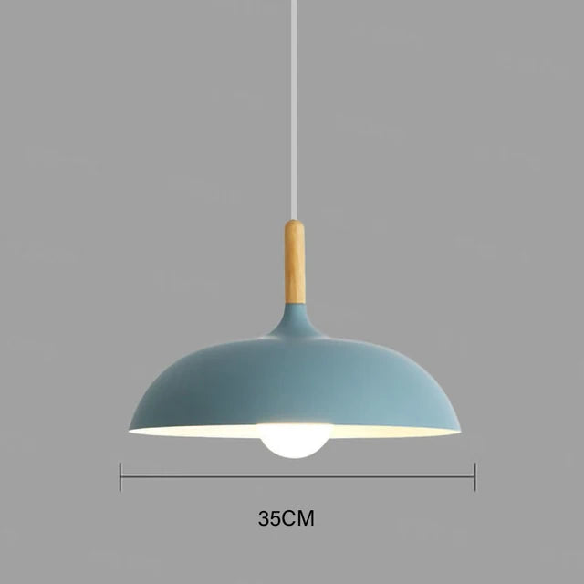 NordicOak – Skandinavische Eichen Holz Deckenlampe | Energieeffizient & Modernes Design