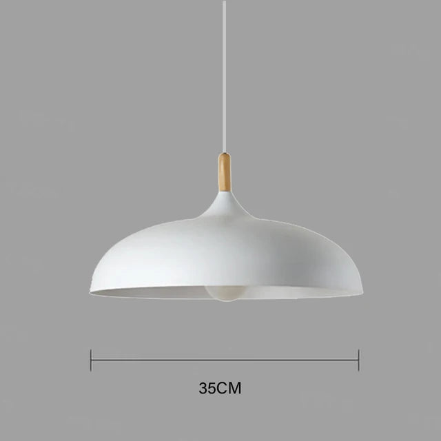 NordicOak – Skandinavische Eichen Holz Deckenlampe | Energieeffizient & Modernes Design