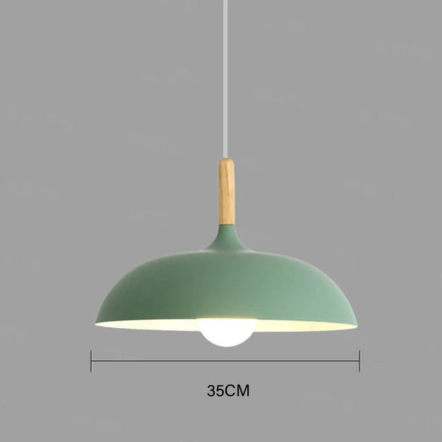 NordicOak – Skandinavische Eichen Holz Deckenlampe | Energieeffizient & Modernes Design