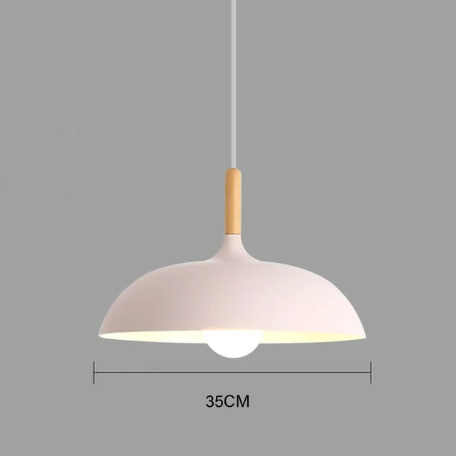 NordicOak – Skandinavische Eichen Holz Deckenlampe | Energieeffizient & Modernes Design