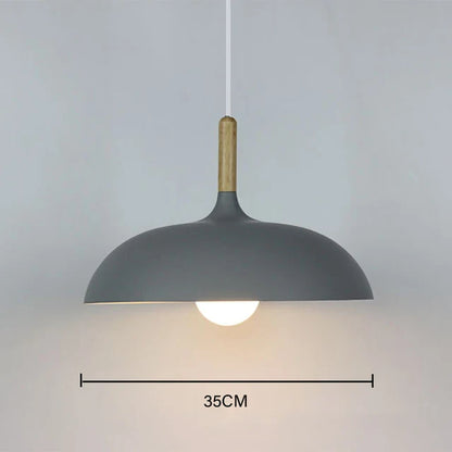 NordicOak – Skandinavische Eichen Holz Deckenlampe | Energieeffizient & Modernes Design