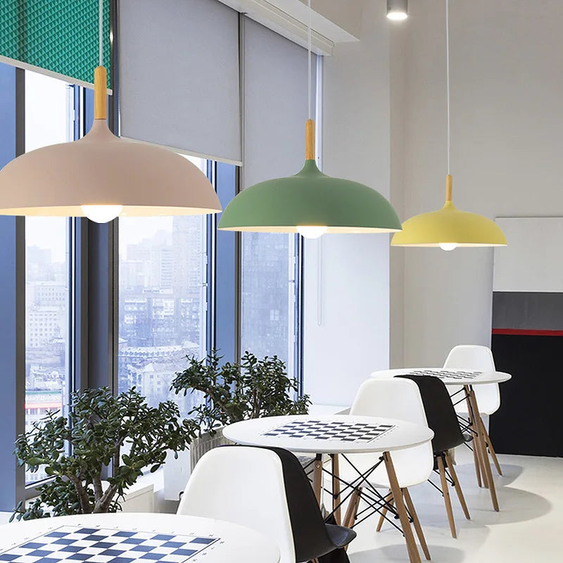 NordicOak – Skandinavische Eichen Holz Deckenlampe | Energieeffizient & Modernes Design