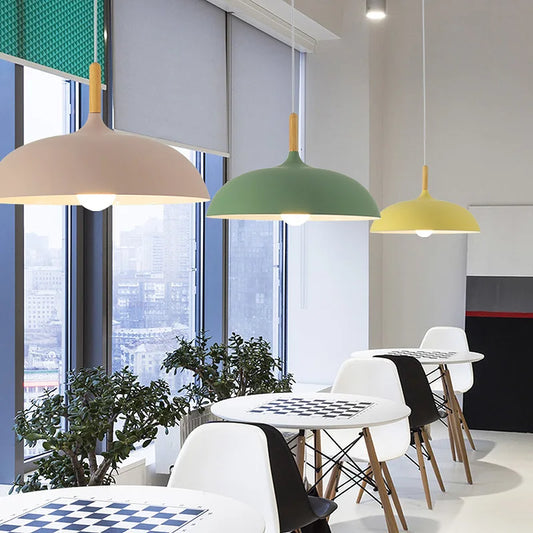 NordicOak – Scandinavische Eiken Houten Plafondlamp | Energiezuinig & Modern Design