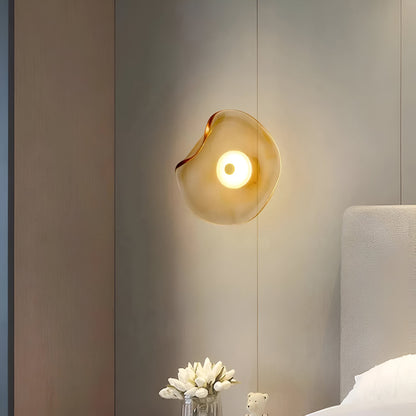 Moderne Glas Scandinavische Minimalistische LED Wandlamp – Sfeervolle Wandverlichting voor Interieurs