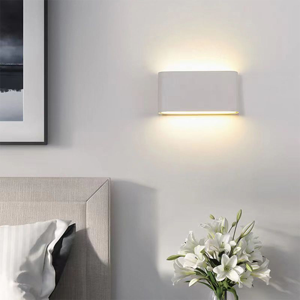 Moderne wasserdichte Außenlampe – Aluminium-Wandlampe mit Auf- und Abwärtslicht, IP65
