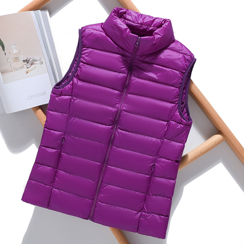 Dames Kleurrijke Puffer Bodywarmers - Lichtgewicht voor Lente en Herfst