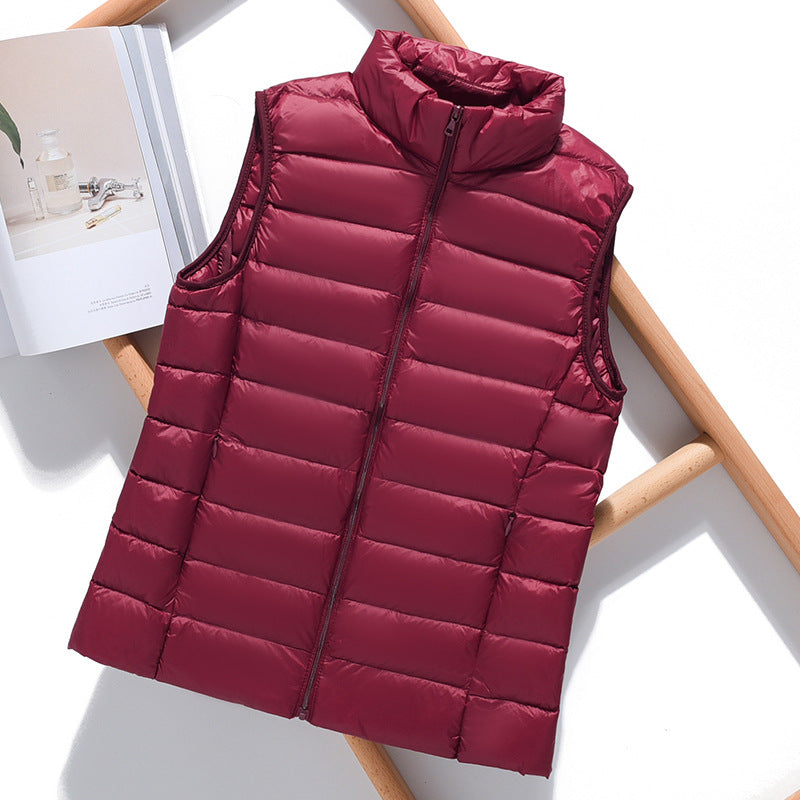 Dames Kleurrijke Puffer Bodywarmers - Lichtgewicht voor Lente en Herfst