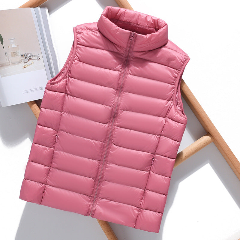 Dames Kleurrijke Puffer Bodywarmers - Lichtgewicht voor Lente en Herfst