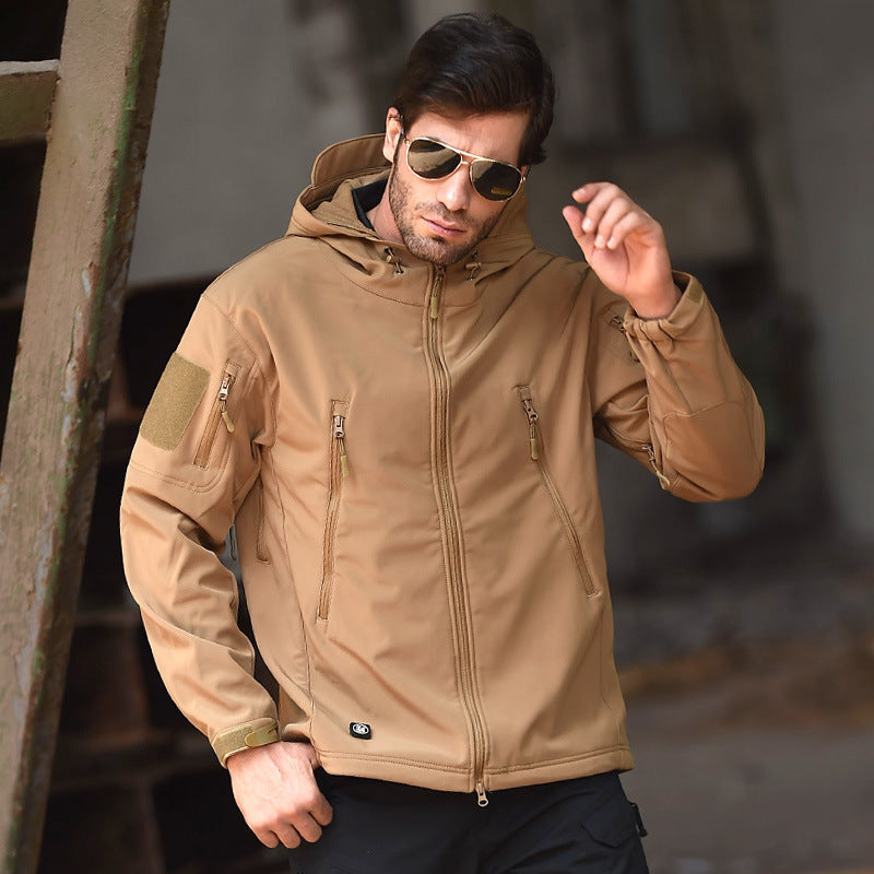 Tactische Softshell Jas voor Heren – Waterdicht & Winddicht Outdoorjack
