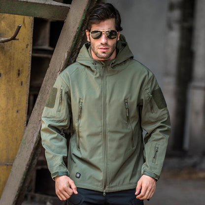 Tactische Softshell Jas voor Heren – Waterdicht & Winddicht Outdoorjack