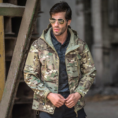 Tactische Softshell Jas voor Heren – Waterdicht & Winddicht Outdoorjack