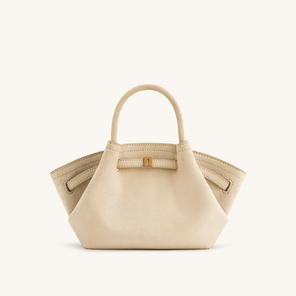 Mini Tote Tasche aus veganem Wildleder – Elegant, kompakt & tierfreundlich