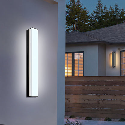 Outdoor Black Waterproof LED Wall Light