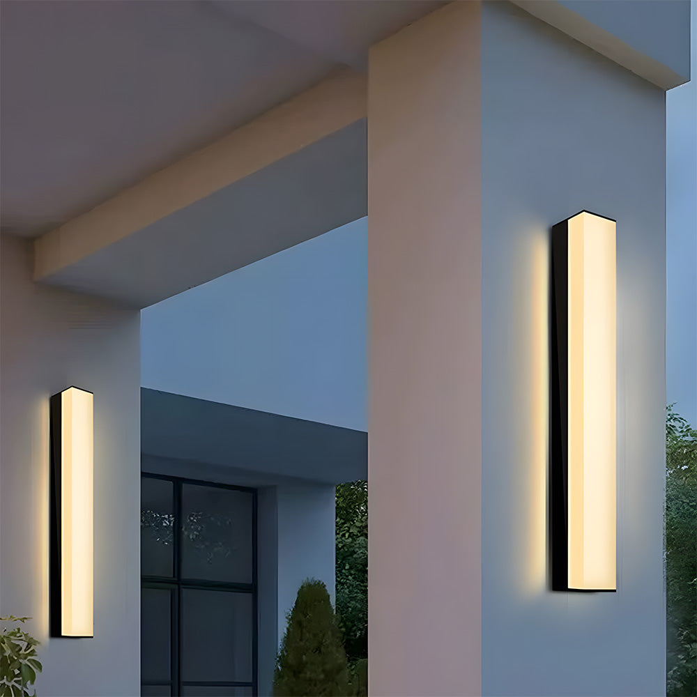 Outdoor Black Waterproof LED Wall Light