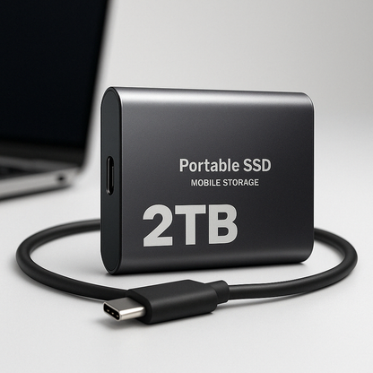 Draagbare SSD – Compacte Externe Opslag met Hoge Overdrachtsnelheid