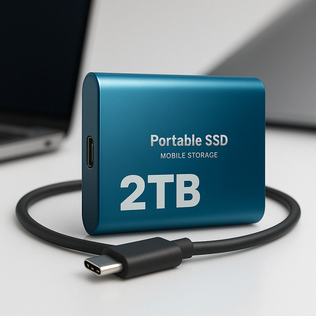 Draagbare SSD – Compacte Externe Opslag met Hoge Overdrachtsnelheid