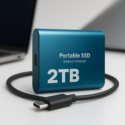 Draagbare SSD – Compacte Externe Opslag met Hoge Overdrachtsnelheid