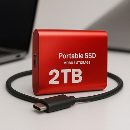 Draagbare SSD – Compacte Externe Opslag met Hoge Overdrachtsnelheid