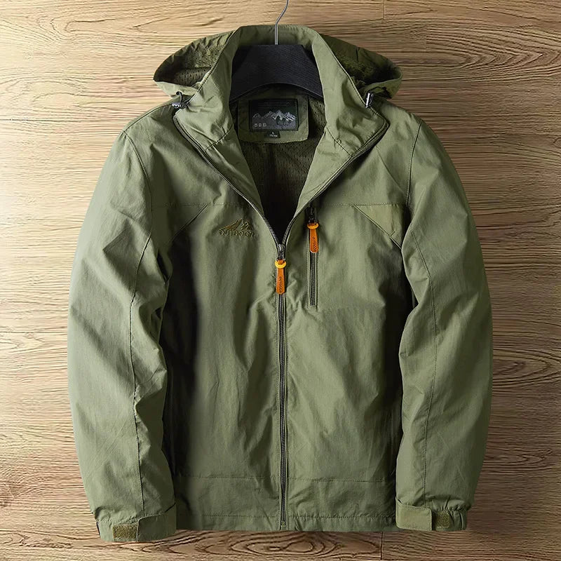 Wasserdichte & Atmungsaktive Herren Outdoorjacke – Winddicht & Funktionell