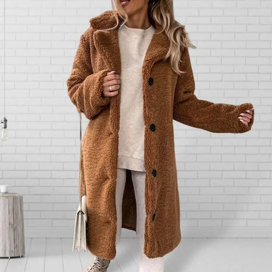Dames Teddy Jas – Zachte Warme Winterjas