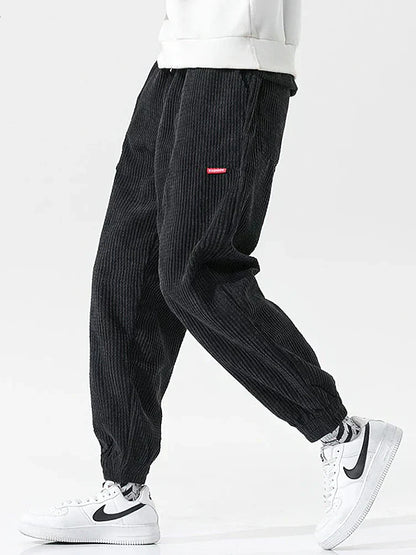 Comfortabele Heren Cord Joggingbroek – Wijd & Zacht voor Elke Dag