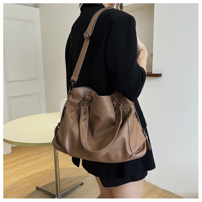Elegante Vegan Leren Handtas – Duurzaam & Ruim