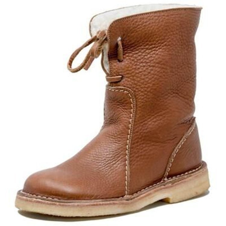 Wasserdichte Winterstiefel mit Wollfutter – Komfort & Stil für kalte Tage