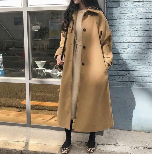 Elegante Dames Trenchcoat met Ceintuur – Herfst/Winter