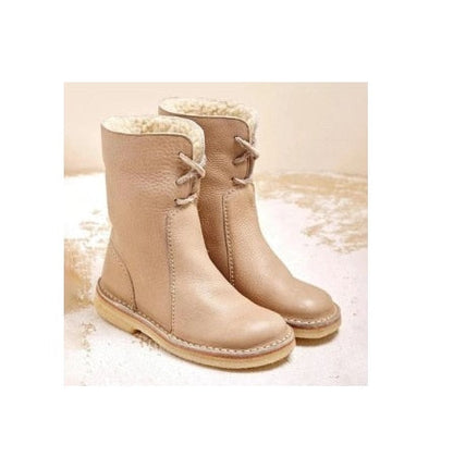 Wasserdichte Winterstiefel mit Wollfutter – Komfort & Stil für kalte Tage