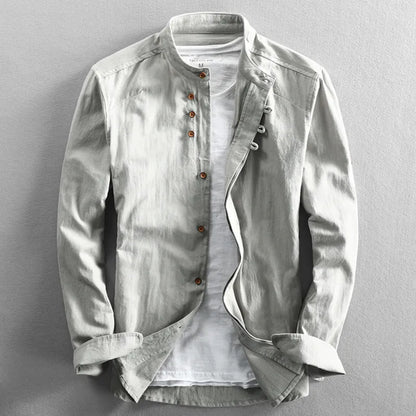 Heren Katana Stijl Shirt van Katoen en Polyester