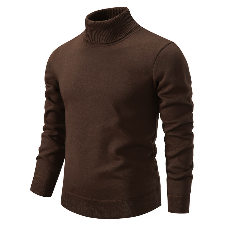 Damen Rollkragenpullover aus 100% Baumwolle mit skandinavischem Stil