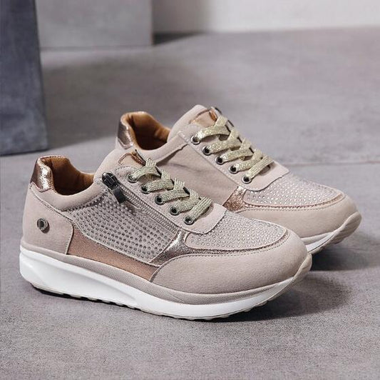 Dita – Ergonomische Wandelschoenen voor Dames | Comfortabel & Stevig | Suède